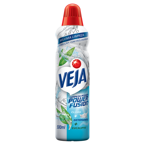 Limpador Veja Limpeza Pesada Power Fusion Cloro 500ml