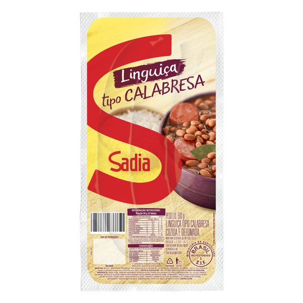 Linguiça Calabresa Sadia Defumado 500g