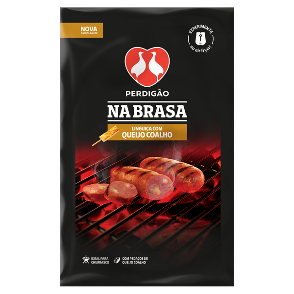 Linguiça Toscana Perdigão Nabrasa com Queijo 600g