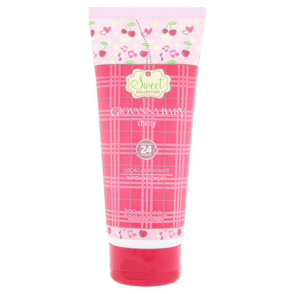 Loção Hidratante Giovanna Baby Cherry 200ml