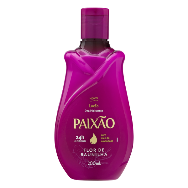 Loção Desodorante Hidratante Paixão Flor de Baunilha 200ml
