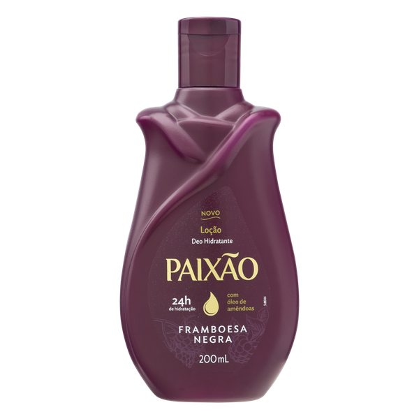 Loção Desodorante Hidratante Paixão Framboesa Negra 200ml