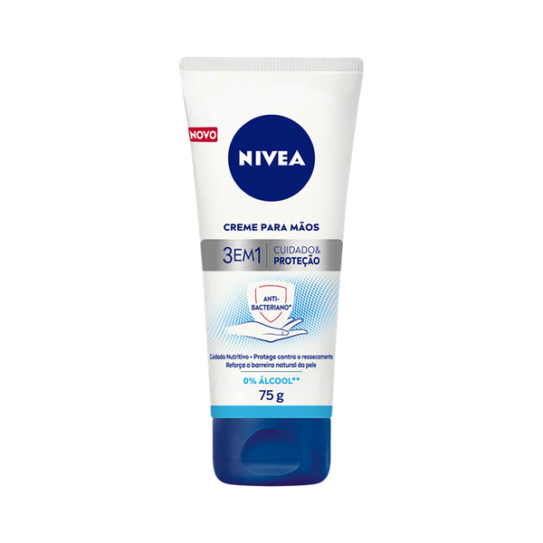 Loção Hidratante Nivea Hand 3EM1 Antibac 75g