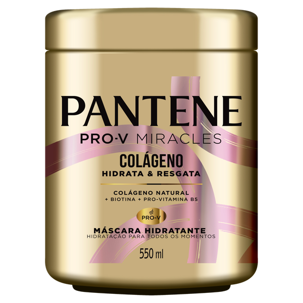 Máscara Condicionadora Pantene Colágeno 550ml