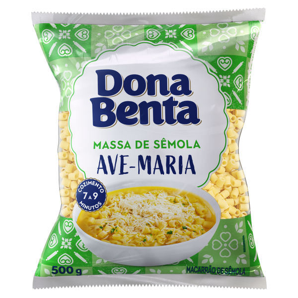 Macarrão Dona Benta Ave Maria Sêmola 500g