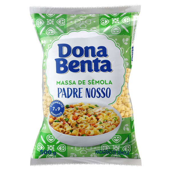 Macarrão Dona Benta Padre Nosso Sêmola 500g