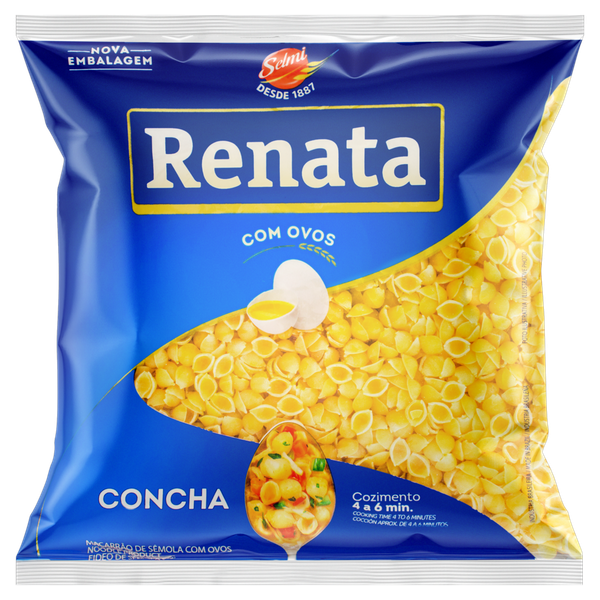 Macarrão Renata Concha com Ovos 1 500g