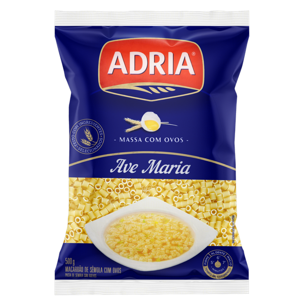 Macarrão Adria Ave Maria com Ovos 500g