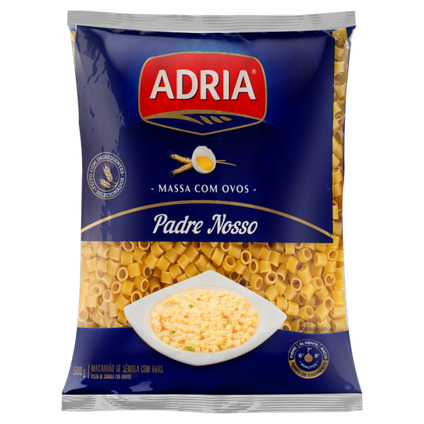 Macarrão Adria Padre Nosso com Ovos 500g