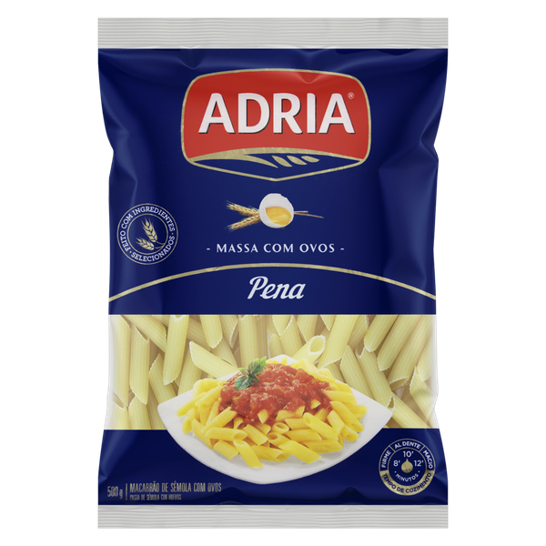 Macarrão Adria Pena com Ovos 500g