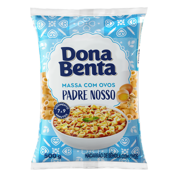 Macarrão Dona Benta Padre Nosso Com Ovos 500g
