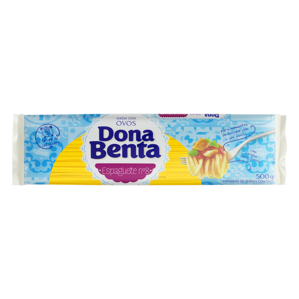 Macarrão Dona Benta Espaguete Com Ovos 500g