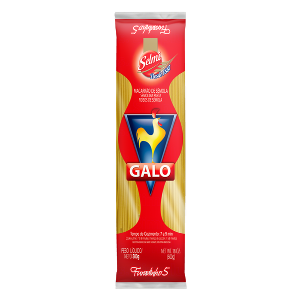 Macarrão Galo Furadinho N°5 Sêmola 500g