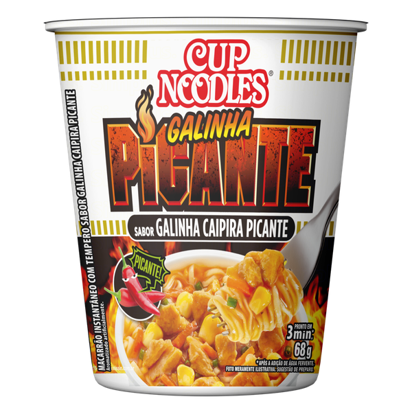 Macarrão Instantâneo Cup Noodles Galinha Picante 68g