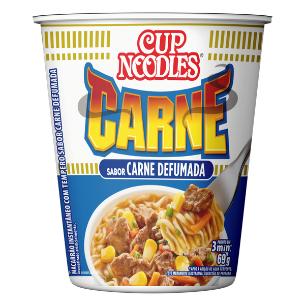 Macarrão Instantâneo Cup Noodles Carne 69g