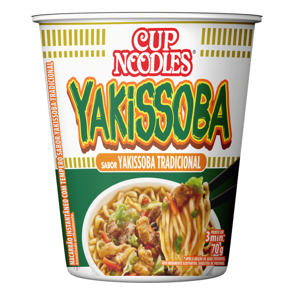 Macarrão Instantâneo Cup Noodles Yakissoba 70g