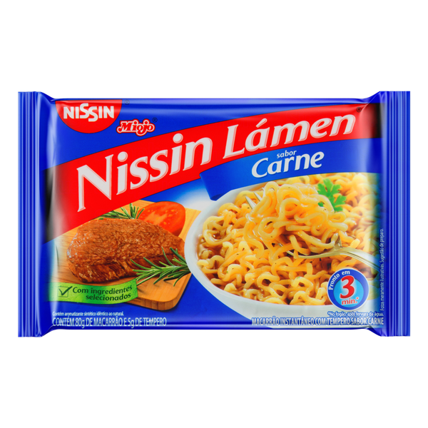 Macarrão Instantâneo Nissin Carne 85g