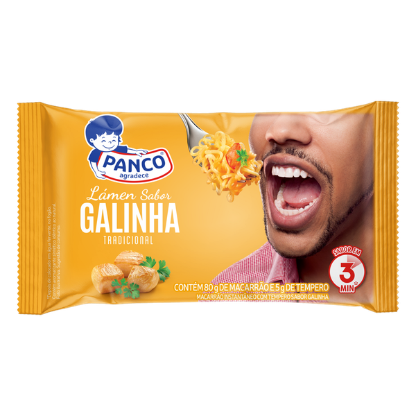 Macarrão Instantâneo Panco Galinha 85g