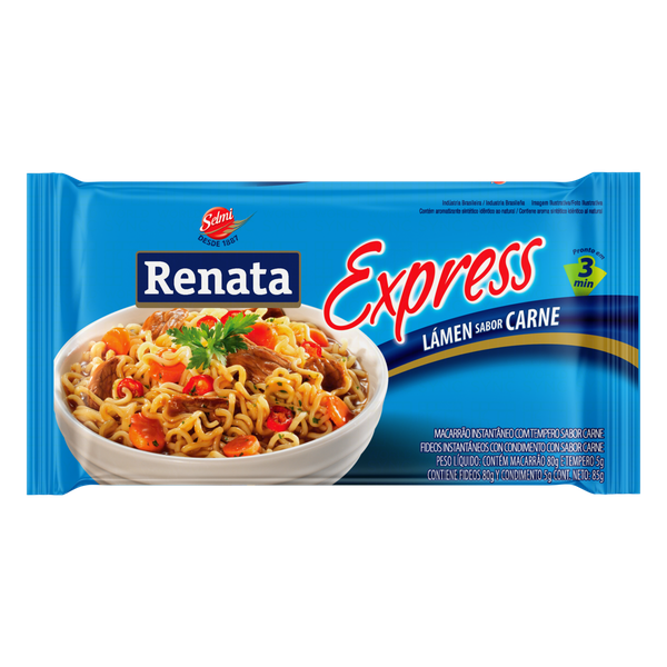 Macarrão Instantâneo Renata Carne 85g