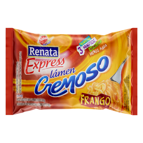 Macarrão Instantâneo Renata Cremoso Frango 88g