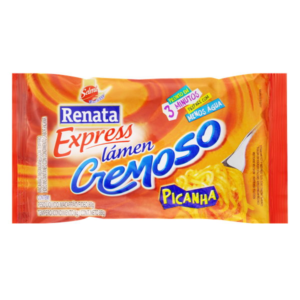 Macarrão Instantâneo Renata Cremoso Picanha 88g