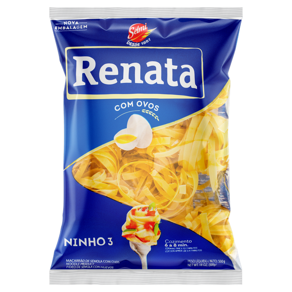 Macarrão Renata Ninho com Ovos Nº 3 500g