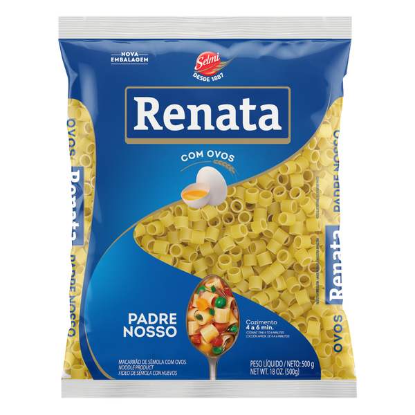 Macarrão Renata Padre Nosso com Ovos 500g