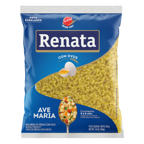 Macarrão Renata Ave Maria com Ovos 500g