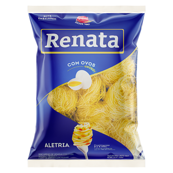 Macarrão Renata Aletria com Ovos 500g