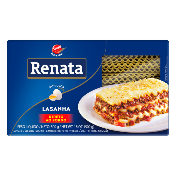 Macarrão Renata Lasanha com Ovos 500g