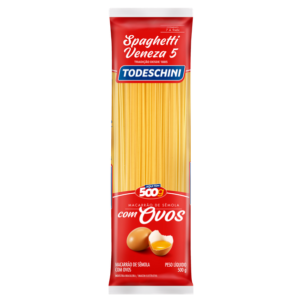 Macarrão Todeschini Espaguete com Ovos 500g