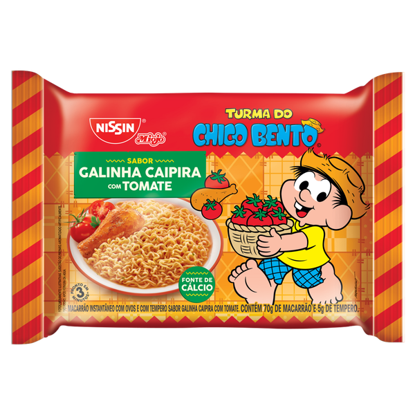 Macarrão Instantâneo Nissin Galinha Caipira com Tomate 75g