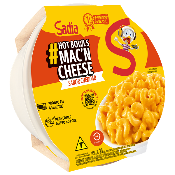 Mac'n Cheese Sadia Cheddar Congelado 300g