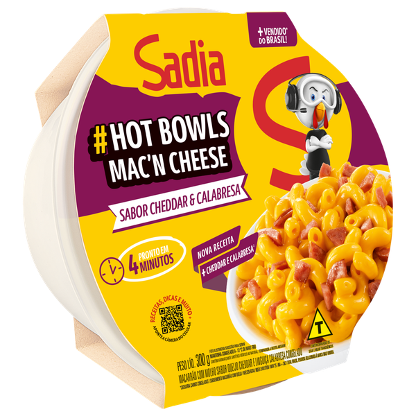 Mac'n Cheese Sadia Cheddar com Calabresa Congelado 300g