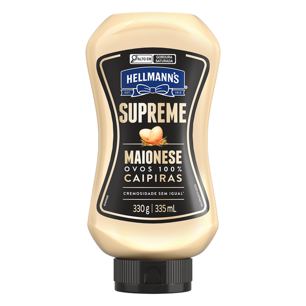 Maionese Hellmanns Sqz Supreme 330g