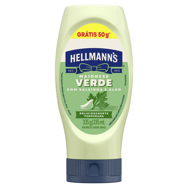 Maionese Hellmann's Ervas Verdes 335g
