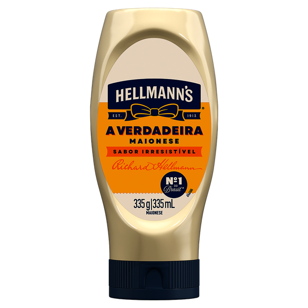 Maionese Hellmanns Sqz 335G Tradicional