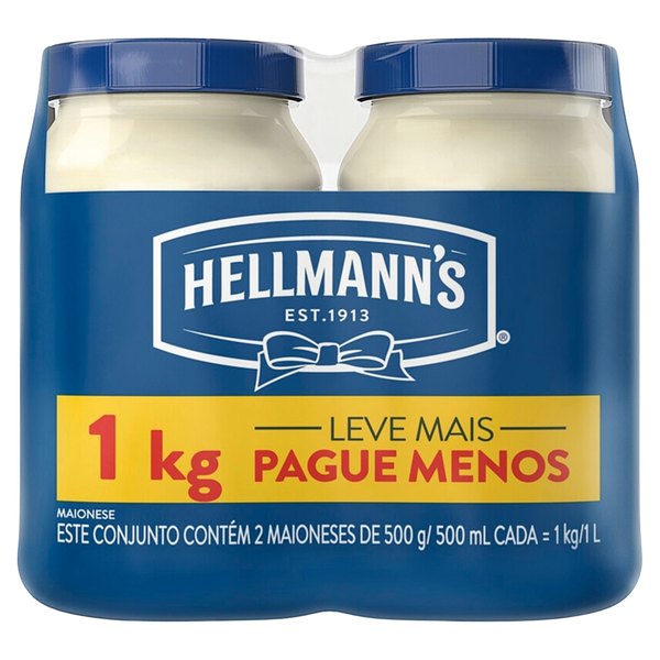Maionese Hellmann's Pack 2 Unidades 1kg