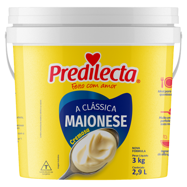 Maionese Predilecta Balde 3kg