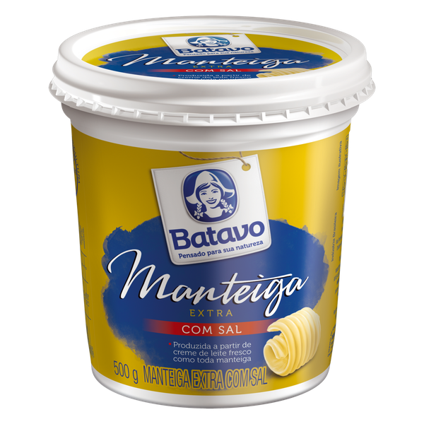 Manteiga Batavo Extra com Sal 500g