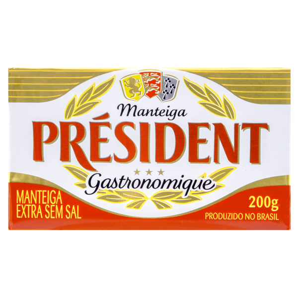 Manteiga Président sem Sal 200g
