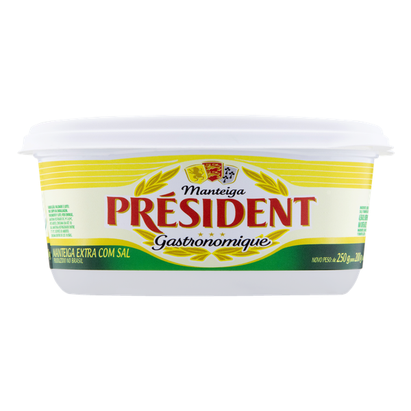 Manteiga Président Extra com Sal 200g