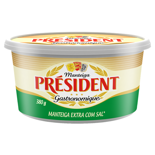 Manteiga Président com Sal 380g