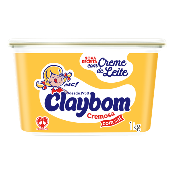 Margarina Claybom Com Sal 1kg