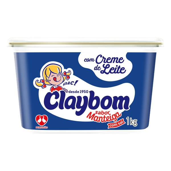 Margarina Claybom Manteiga Com Sal 1kg