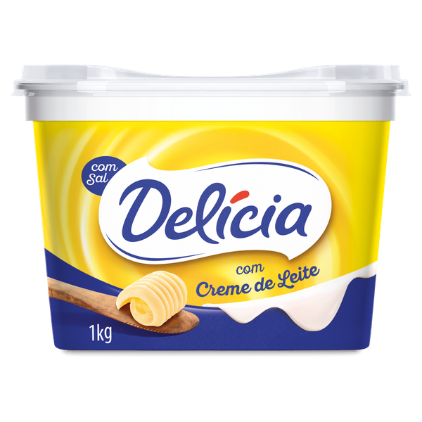 Margarina Delícia Com Sal 1kg