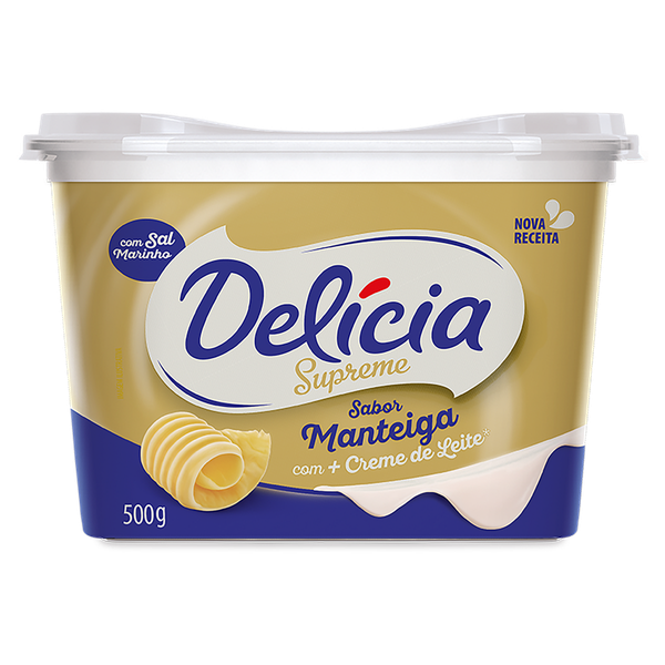 Margarina Delícia Supreme com Sal de 500g