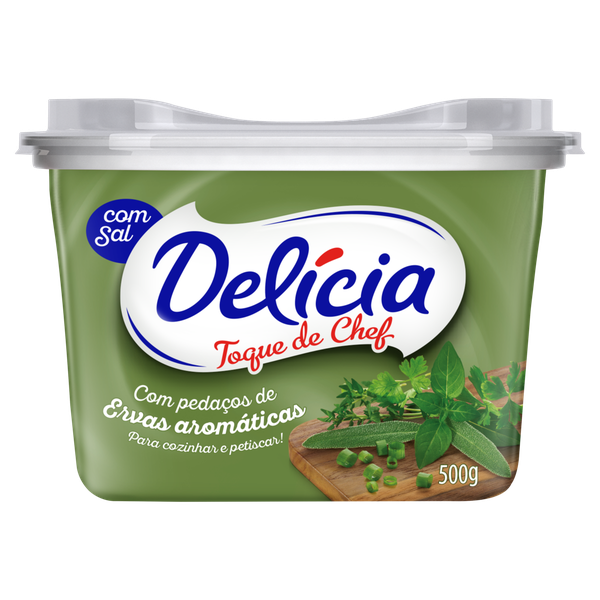 Margarina Delícia Toque de Chef Com Sal Ervas Aromáticas 500g
