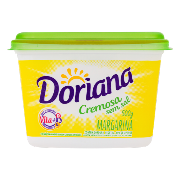 Margarina Doriana sem Sal de 500g