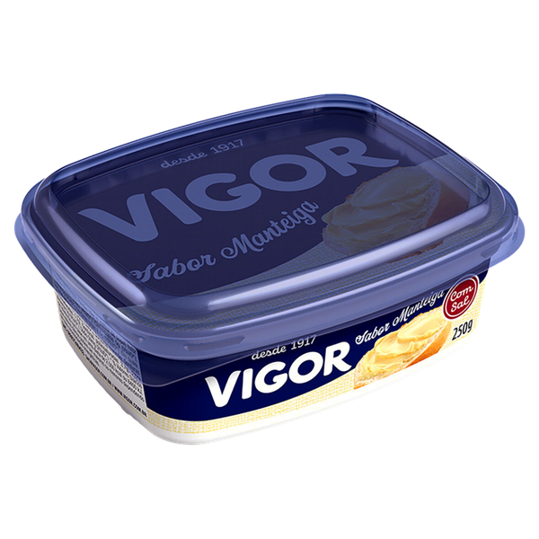Margarina Vigor 80 com Sal de 250g
